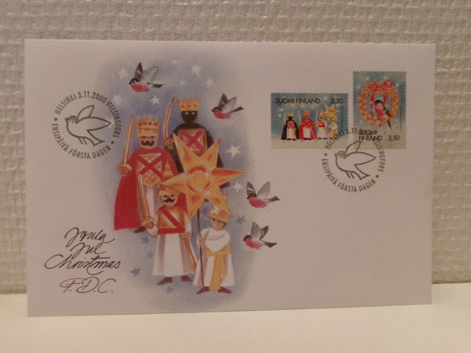 FDC- ensipäiväkuori - Joulu - 2000