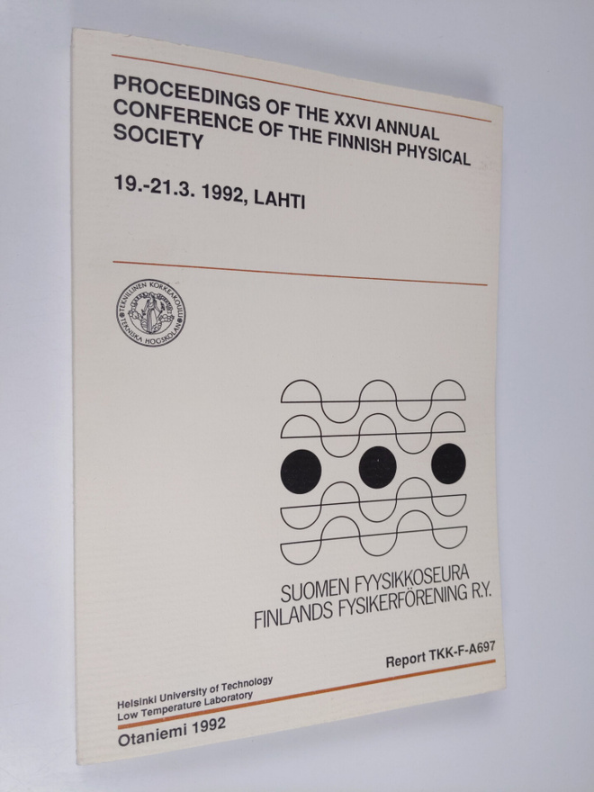 Proceedings of the 26th Annual Conference of the Finnish ...