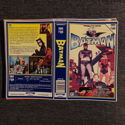 Batman Vhs kansipaperi