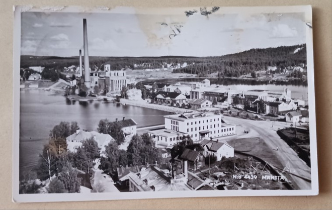 Mänttä N:o 4439, keskustaajamaa, Velj. Karhumäki p. 1960