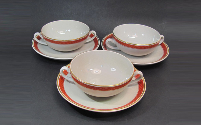 LIEMIKULHO - ALUMINIA / ROYAL COPENHAGEN - 4 KPL