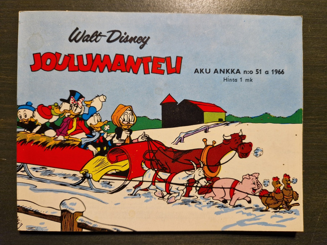 Walt Disney JOULUMANTELI 51 a 1966. Huippu