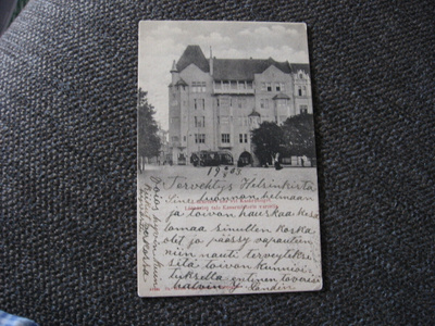 Helsinki Lääkärien talo Kasarmikadun varrella v1903