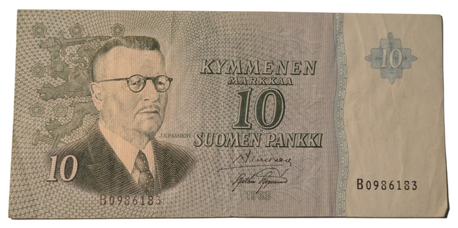 10 Markkaa 1963 ilman Litt B0986183
