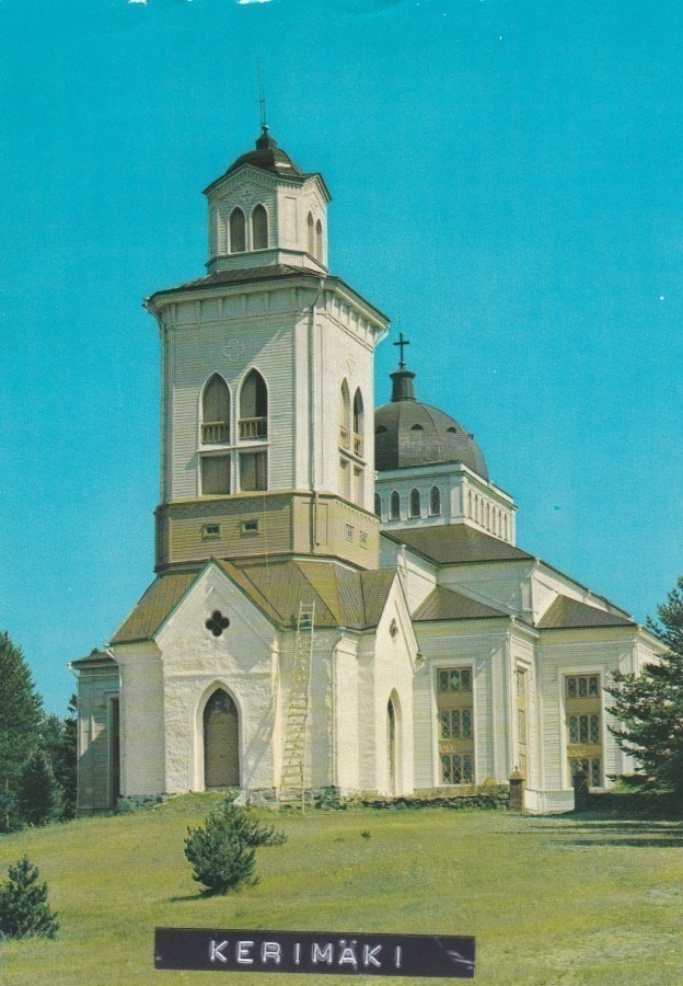KIRKKOKORTTI - KERIMÄEN KIRKKO  - 10