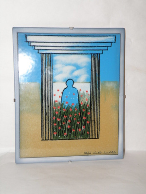 Arabia Liukko-Sundström KESKELLÄ KAIKEN, TEHY 2005, 25x21 cm