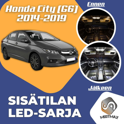 Honda City (G6) Sisätilan LED-sarja 6-osainen