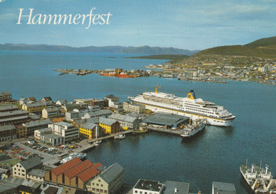 LAIVAKORTTI - HAMMERFESTIN SATAMA - 1