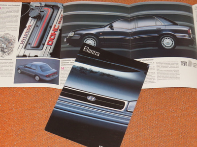 1991 Hyundai Elantra esite - KUIN UUSI - suom