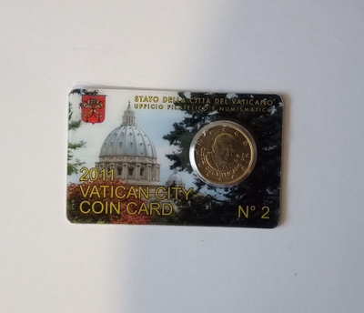 Vatikaani coin card 2011