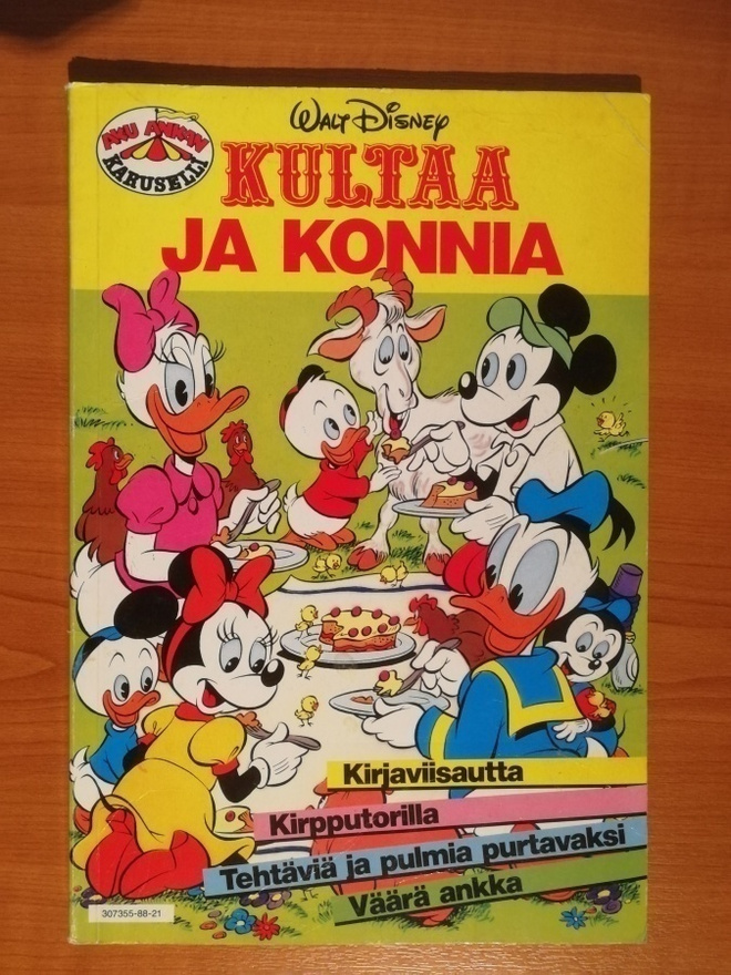 Aku Ankan Karuselli 1988 - Kultaa ja konnia