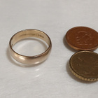 Vintage FRIMA DOUBLE sormus gold double ELW - pikkukuva 4