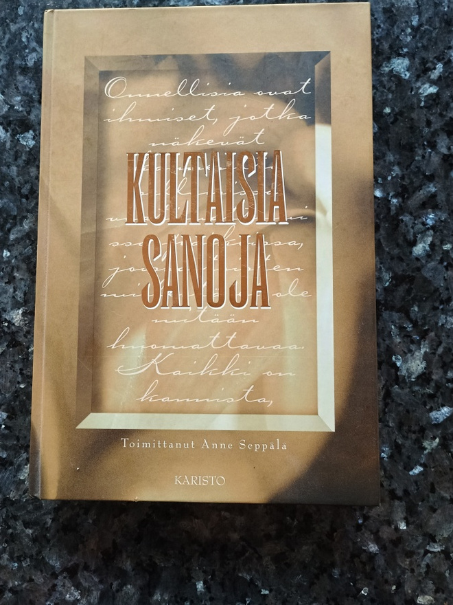 Anne Seppälä (toim.) : Kultaisia sanoja