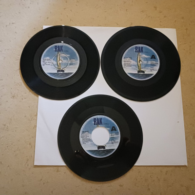 Mud 7" x 3 orig Finland 1974, 1975 Glam Rock uusia!!