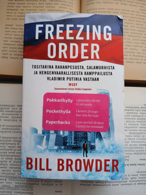 Bill Browder - Freezing Order (pokkari)