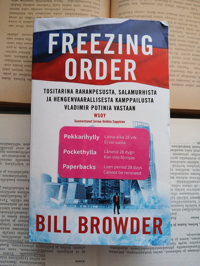 Bill Browder - Freezing Order (pokkari)