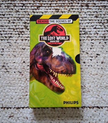 Behind the scenes of The lost world of Jurassic Park VHS