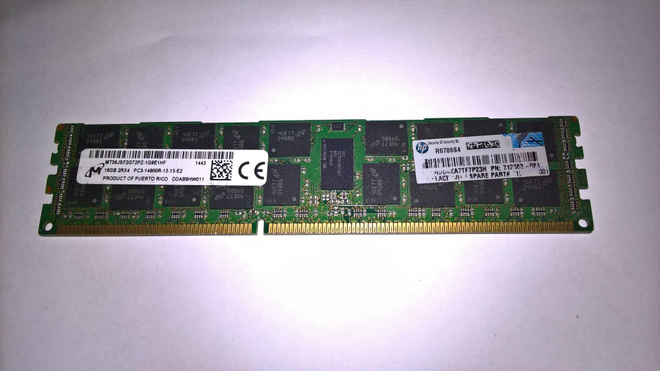 16GB PC3-13400R Micron
