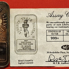 USA, harvinainen 1 oz 999 hopea harkko. Hieno patina. (KD19) - pikkukuva 2
