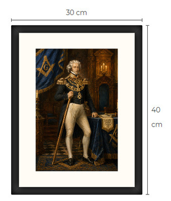 Uusi Vapaamuurari art print kehystetty 30 cm x 40 cm