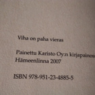 SEPPO JOKINEN: VIHA ON PARAS VIERAS - pikkukuva 2