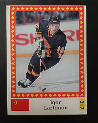 1991 Semic Mmm Marabou #217 Igor Larionov