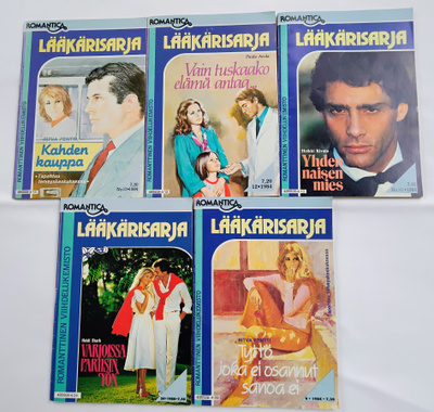 Romantica Lääkärisarja nrot 9 - 24 1984