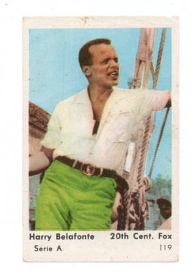 Purkkakuva Hellas Serie  A n:o 119 HARRY BELAFONTE