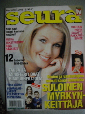 Seura lehti Nro 18/2003. (18.3)