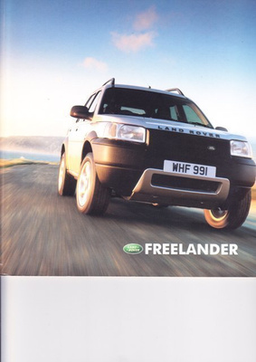 Land Rover Freelander -esite, 2002