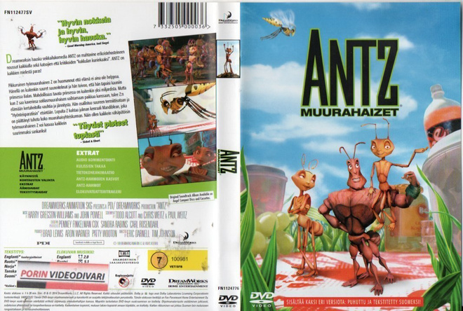 Antz-Muurahaiset	(1 142)	K	-FI-		DVD			1998