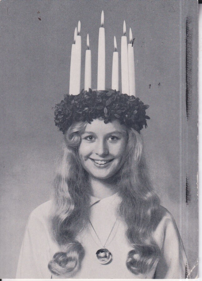 Svenskfinlands Lucia 1968 Charlotta Blomqvist .  e108