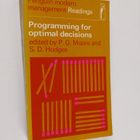 Peter Gerald Moore ym. : Programming for Optimal Decision... - pikkukuva 1