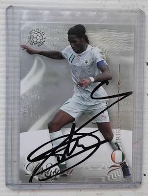 Didier Drogba Norsunluur. signed