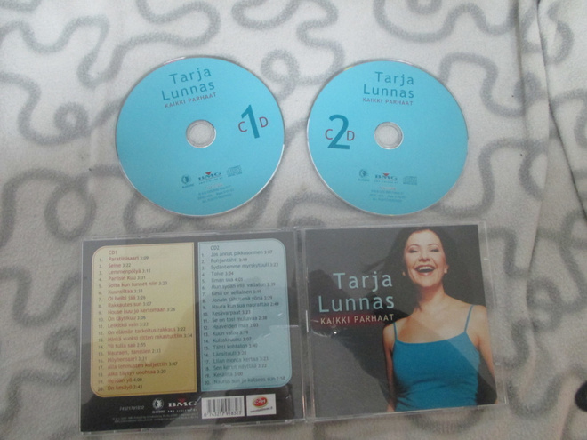 TARJA LUNNAS - kaikki parhaat : TUPLA CD hyväkuntoinen