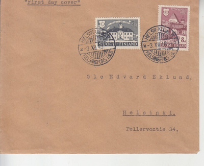 FDC 1946 Porvoo