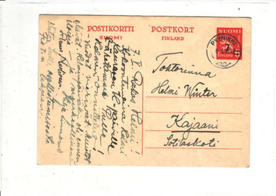 POSTILÄHETYS EHIÖKORTTI 6/7