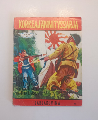 Korkeajännitys sarjakuvalehti nro:19/1962 Battler Britton
