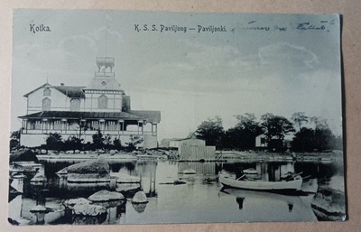 Kotka, K.S.S. Paviljonki, vanha mv pk, p. 1908