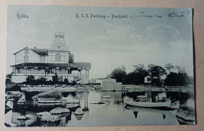 Kotka, K.S.S. Paviljonki, vanha mv pk, p. 1908