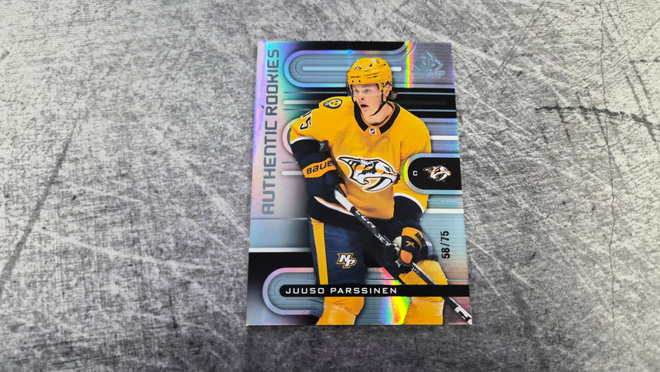 Juuso Pärssinen 2022-23 SP Game Used Base /75