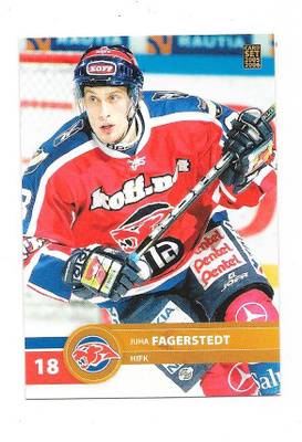 2005-06 CardSet #19 Juha Fagerstedt HIFK