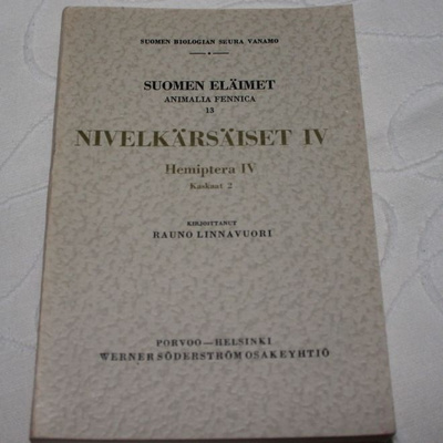 Linnavuori - Nivelkärsäiset IV 4 määrittelyopas kaskaat