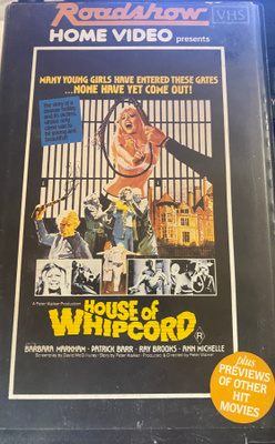 House of Whipcord VHS Pete Walker HARVINAINEN