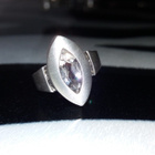 Finnfeelings, Marquise hopea sormus vuorikristalli jewelry - pikkukuva 4