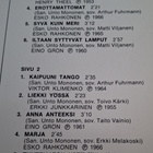 UNTO MONONEN EROTTAMATTOMAT JA TANGO SÄLP 733 1977 Suomi - pikkukuva 3