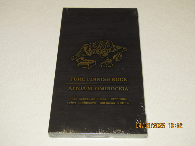 * 5 CD BOX* PURE FINNISH ROCK - AITOA SUOMIROKKIA