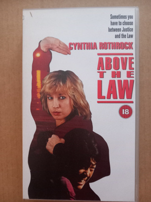 Above the law UK [VHS]