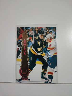 1994-95 Pinnacle #170 Mario Lemieux