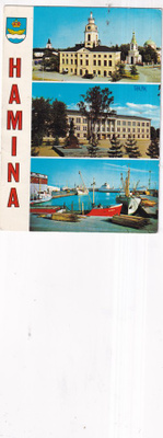 Hamina, vaakuna , sommitelmakortti     b597